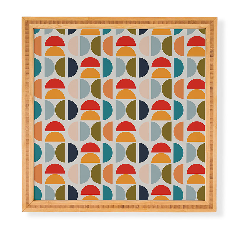 Viviana Gonzalez Mid Century Geometric Vibes I Framed Wall Art