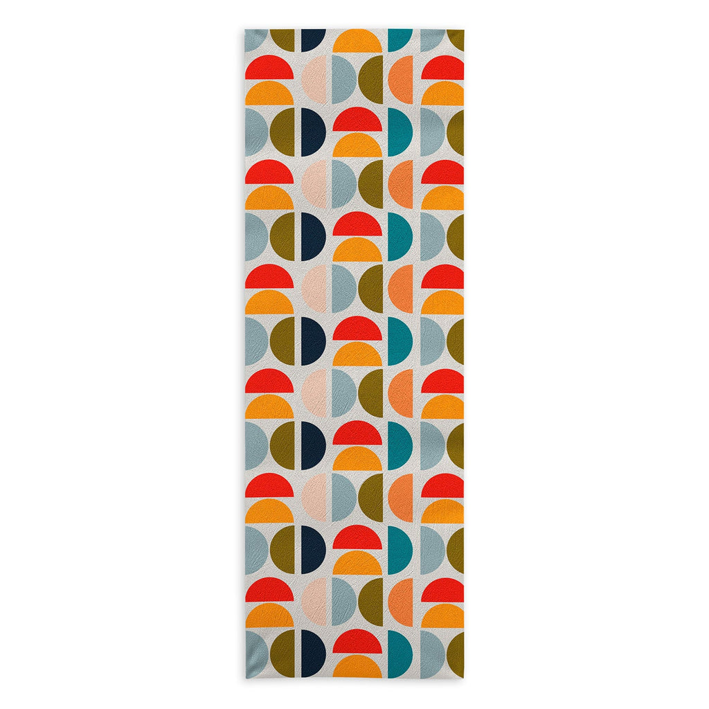 Viviana Gonzalez Mid Century Geometric Vibes I Yoga Towel