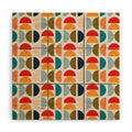 Viviana Gonzalez Mid Century Geometric Vibes I Wood Wall Mural