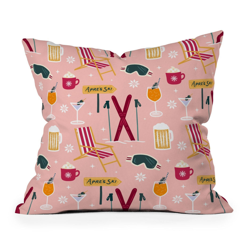 Design by Spark Apres Ski Holiday Throw Pillow