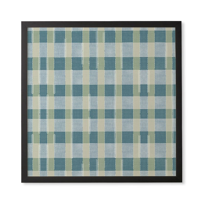 Marta Barragan Camarasa Country Style Checks Framed Wall Art