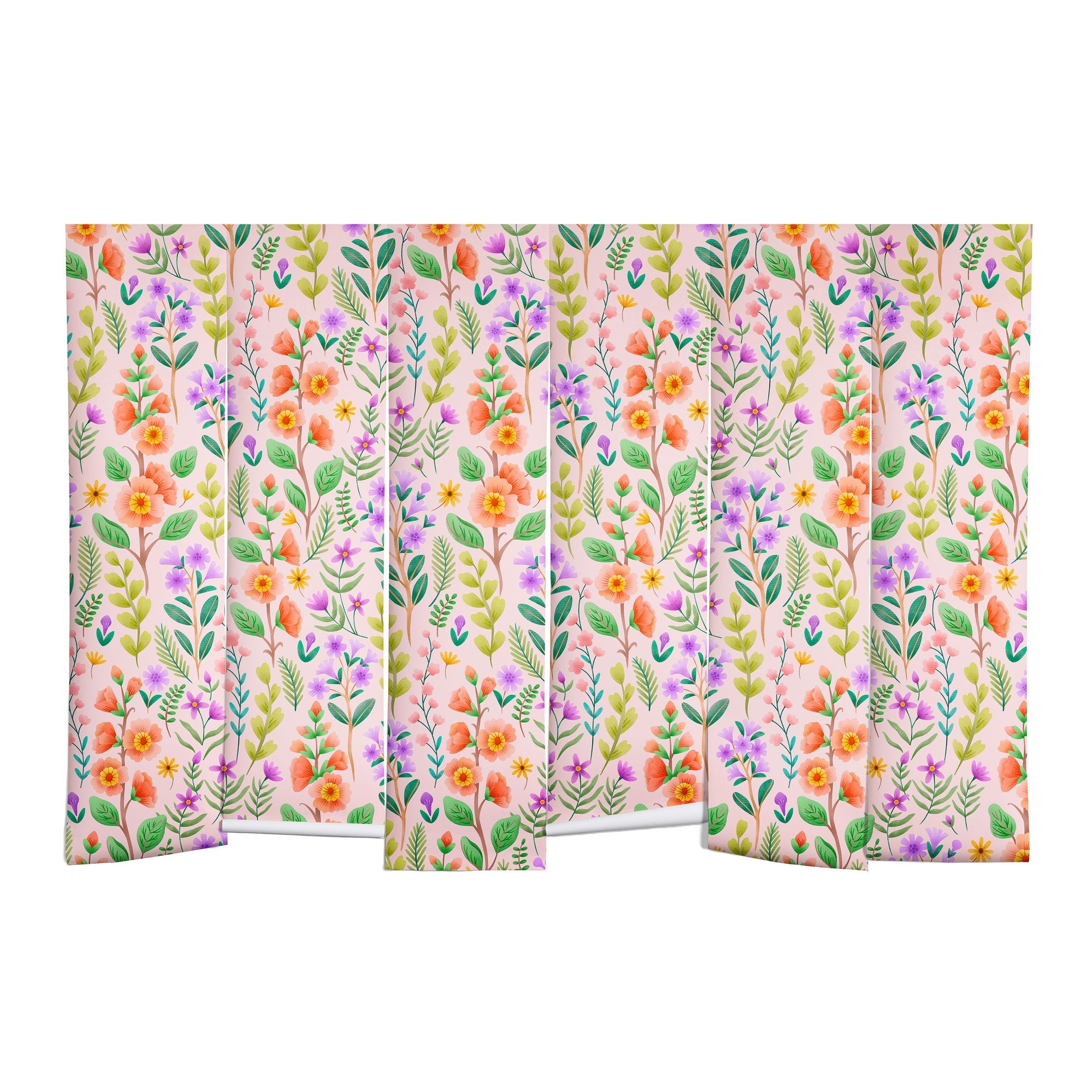 Pimlada Phuapradit Ditsy Spring Floral Wall Mural