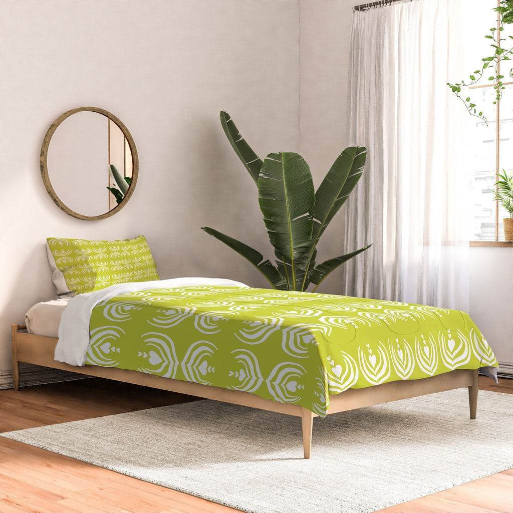 Design by Spark Matcha Latte Art Comforter