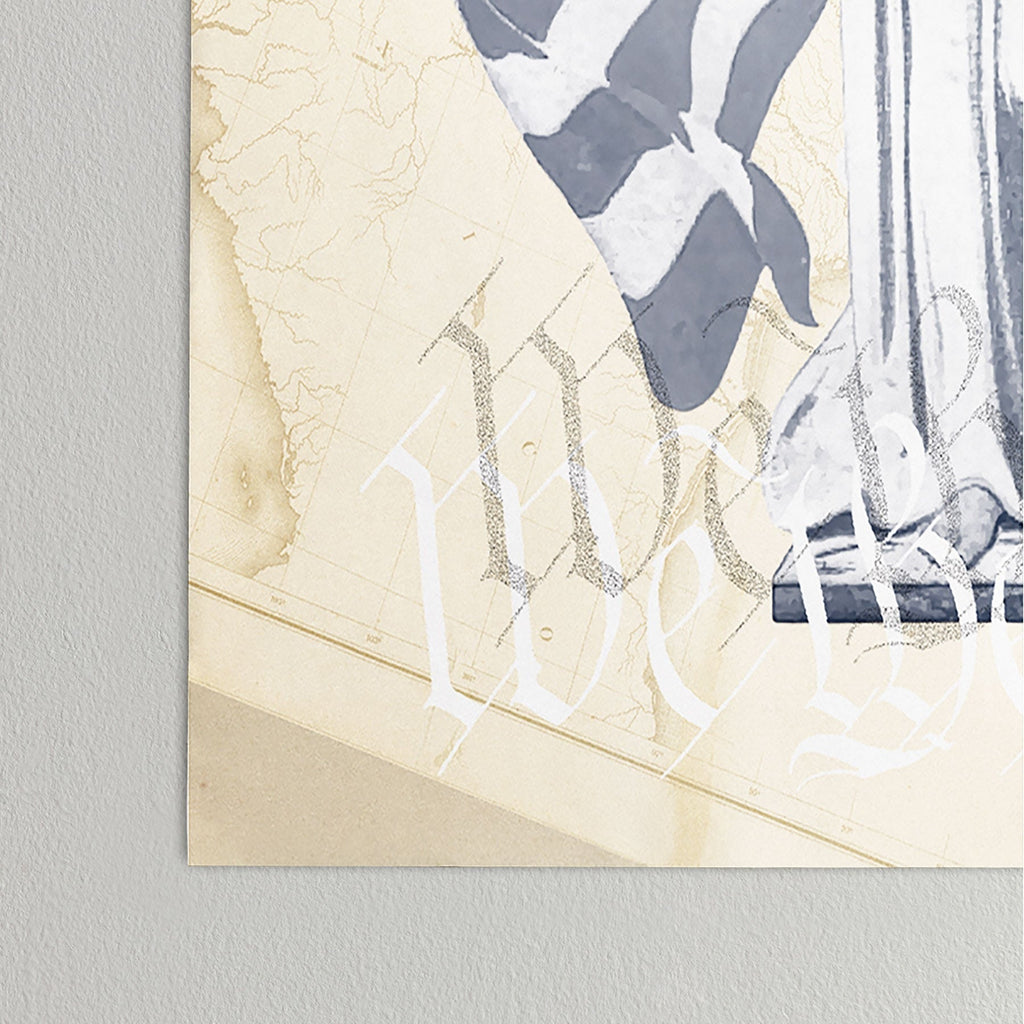 DENY Designs Liberty and Justice Woman Poster