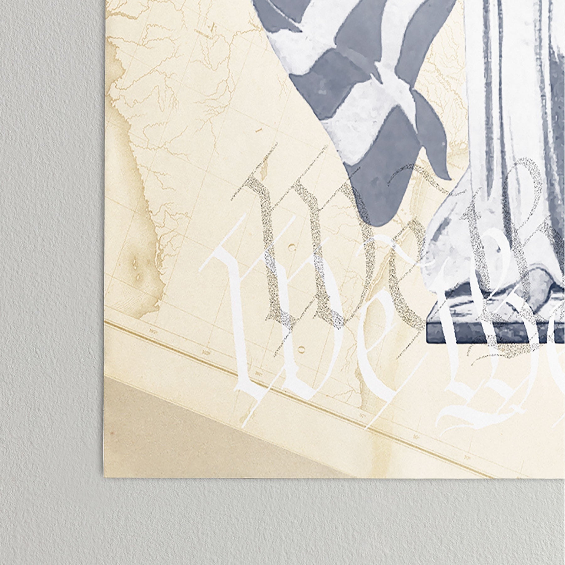DENY Designs Liberty and Justice Woman Poster