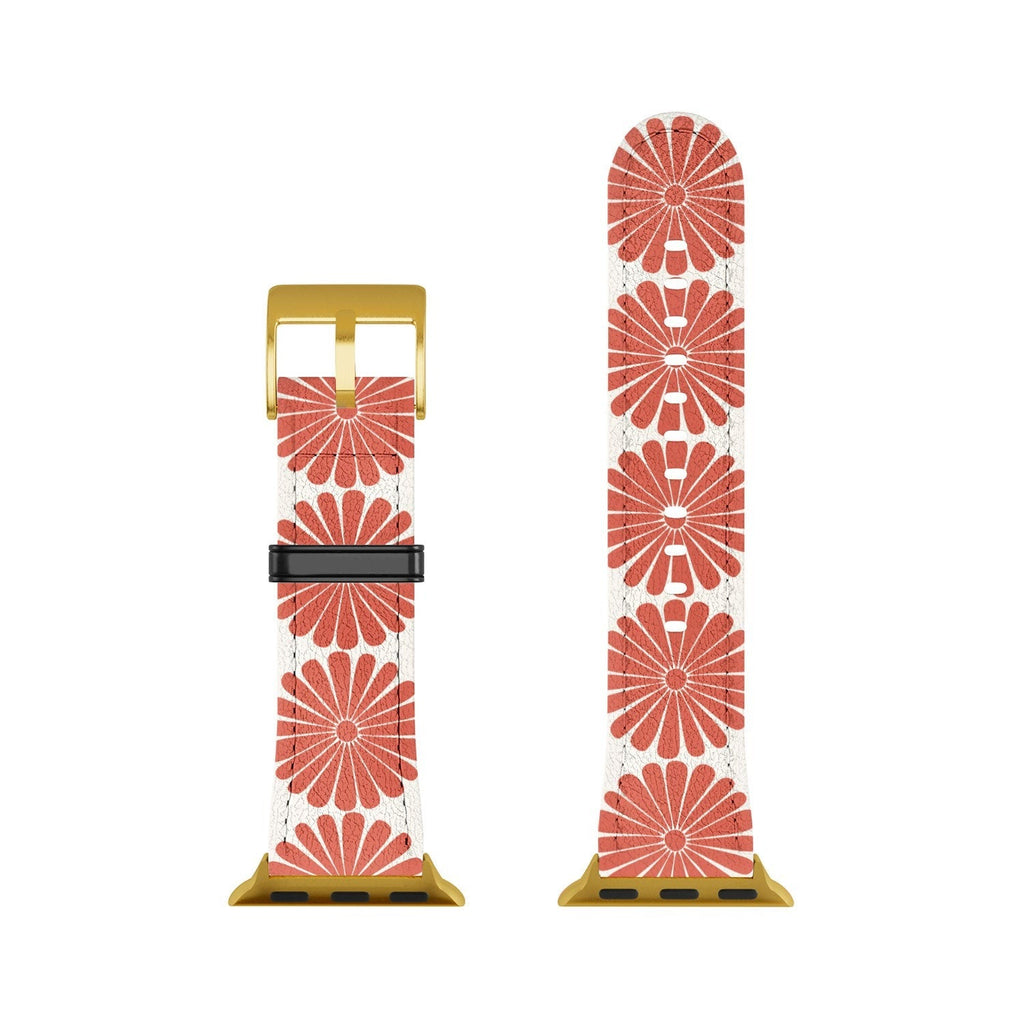 Colour Poems Retro Daisy III Apple Watch Band
