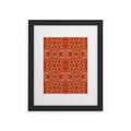 Mirimo Venexiana Burnt Orange Framed Art Print