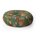 Avenie Moonlit Reading Nook I Floor Pillow Round