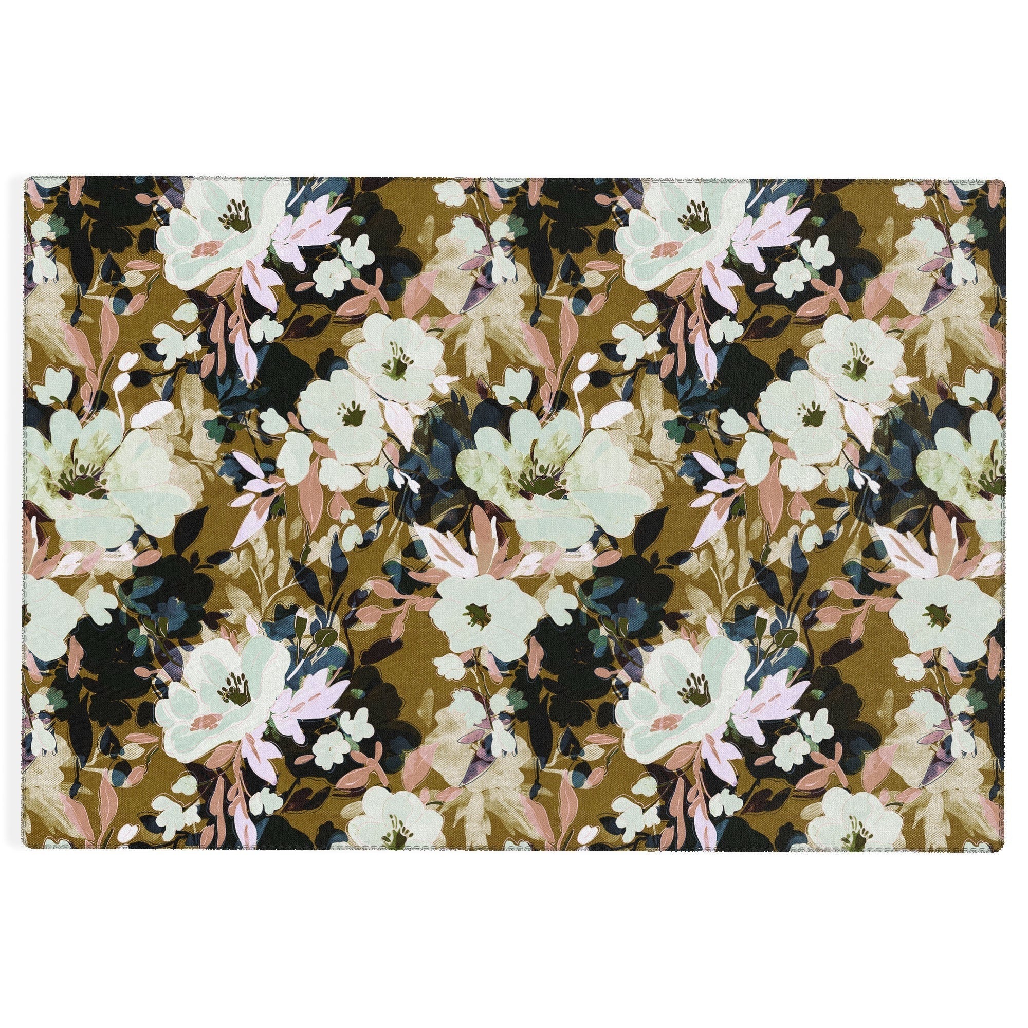 Marta Barragan Camarasa Romantic Floral Fusion Outdoor Rug