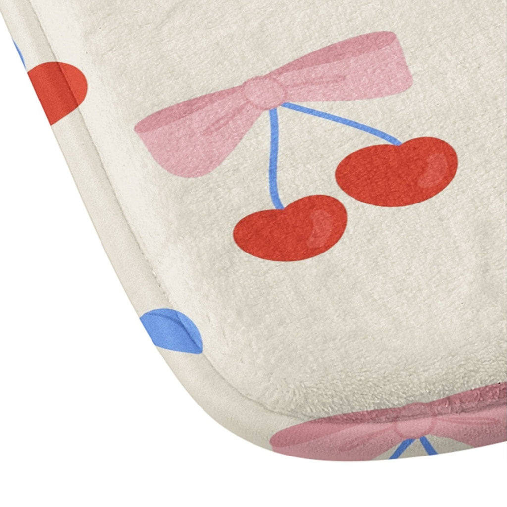 Design by Spark Cherries And Ribbons Memory Foam Bath Mat