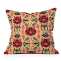 Design by Spark Tigress Queen Bee Outdoor Throw Pillow