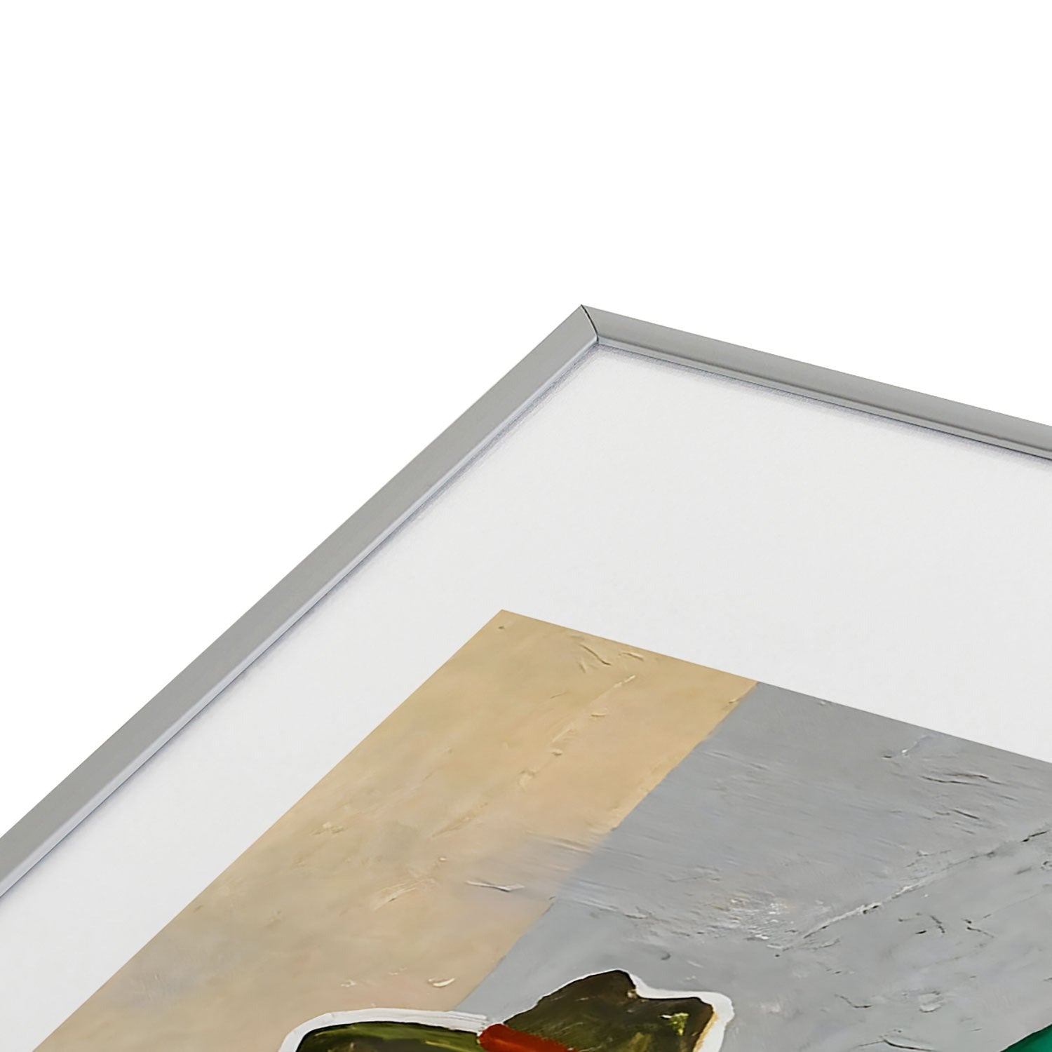 83 Oranges Side By Side Cowboy Edition Metal Framed Art Print