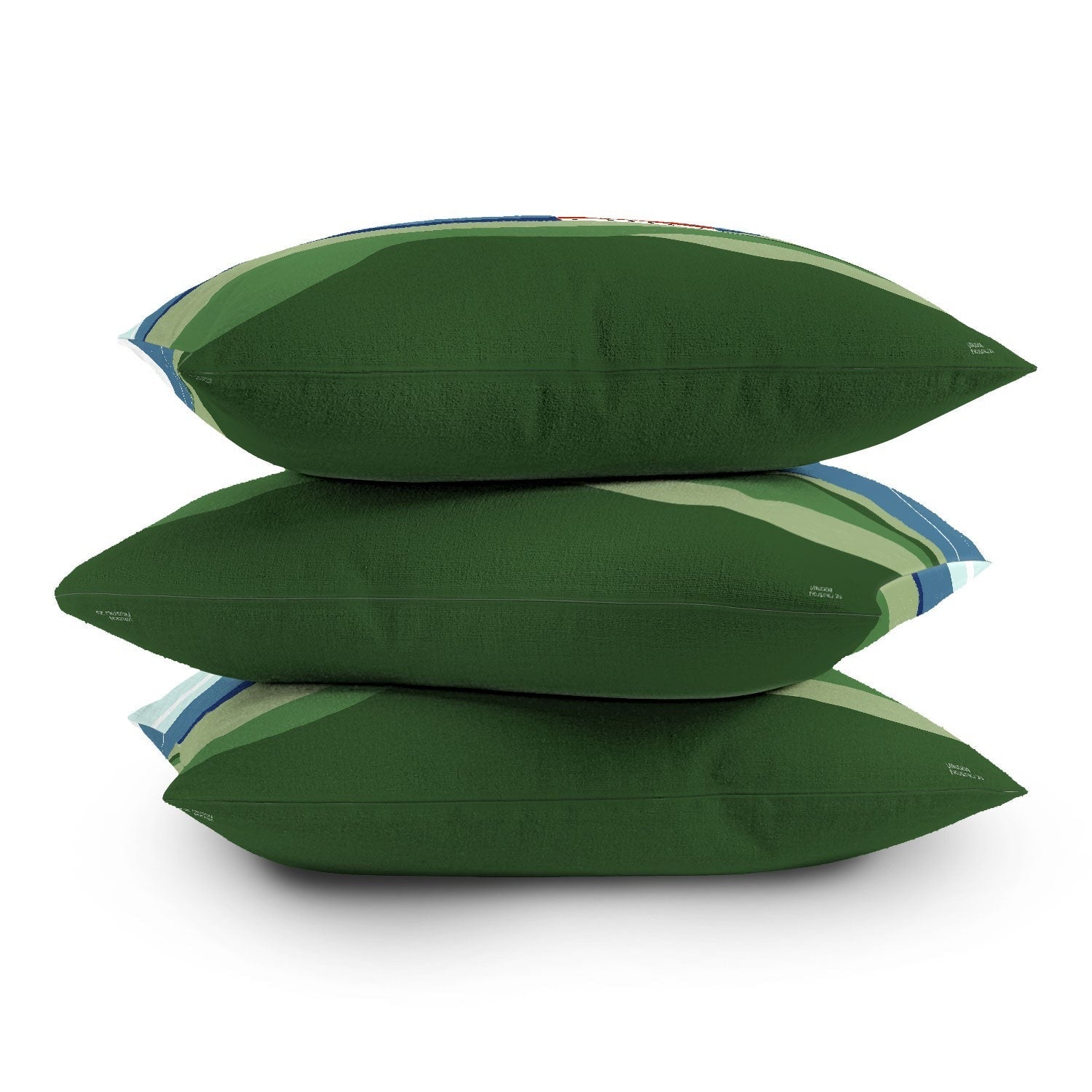 Valeria Frustaci Red roof in Iceland Throw Pillow