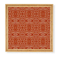 Mirimo Venexiana Burnt Orange Framed Wall Art