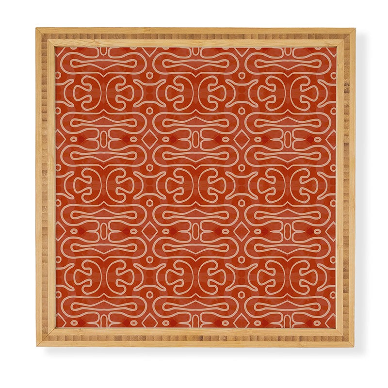Mirimo Venexiana Burnt Orange Framed Wall Art