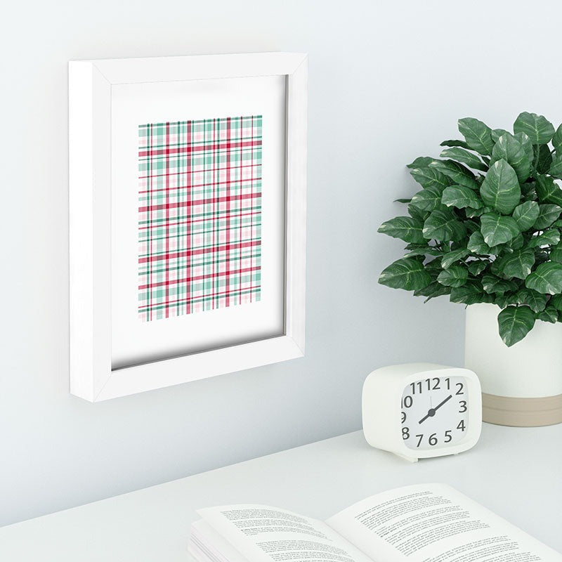 Lisa Argyropoulos Merry Vintage Plaid Recessed Framing Rectangle