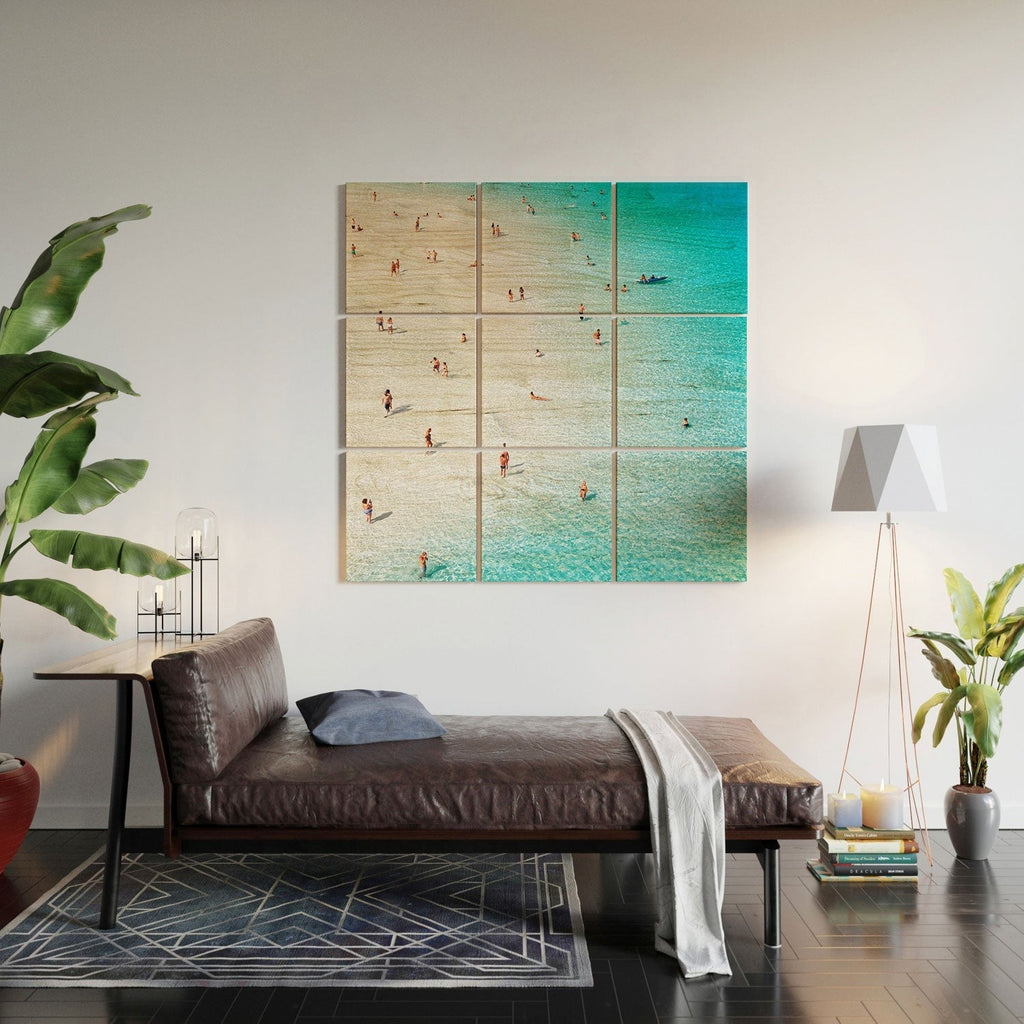 Gal Design Beach Daydream Wood Wall Mural