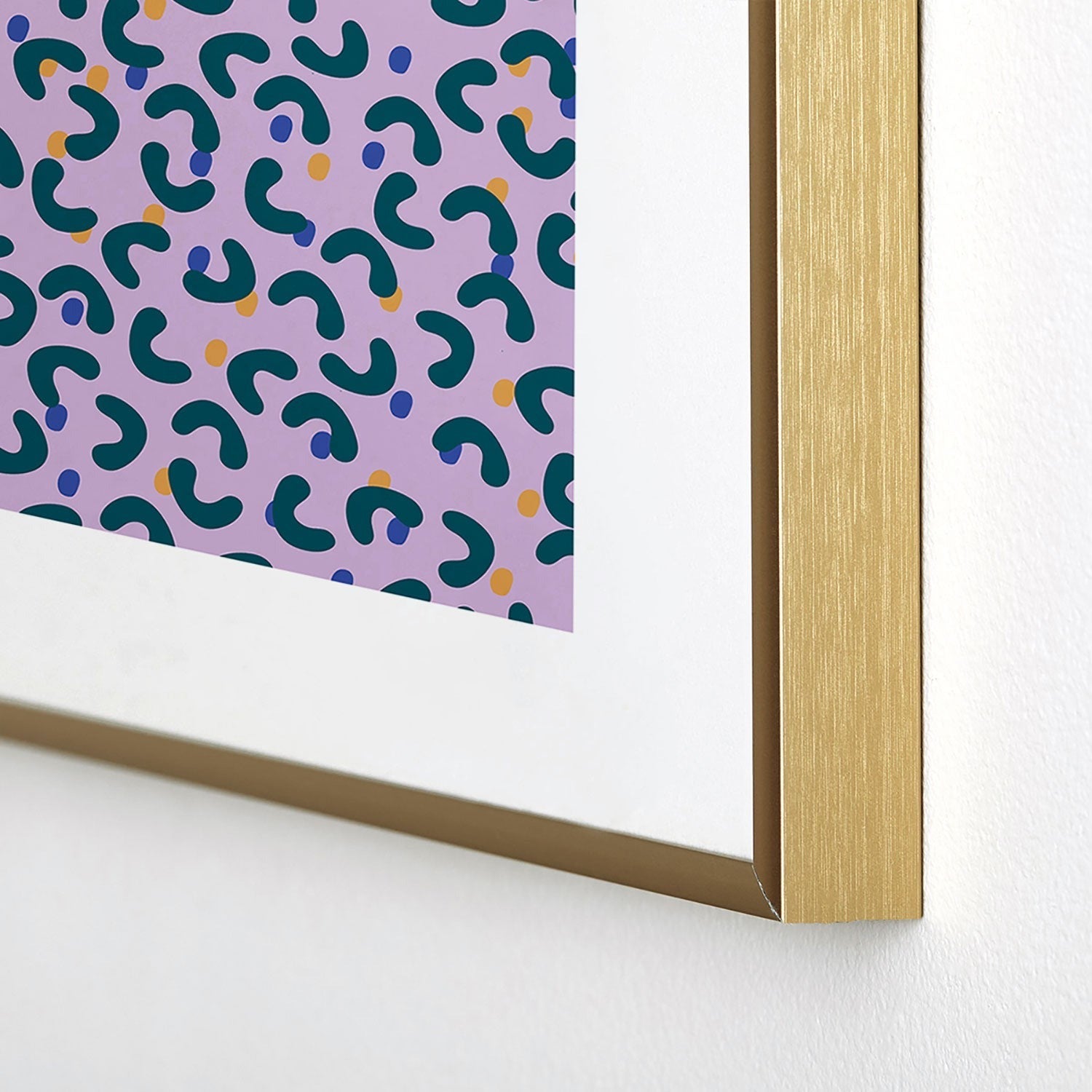 Camilla Foss Pebbles Mix Metal Framed Art Print