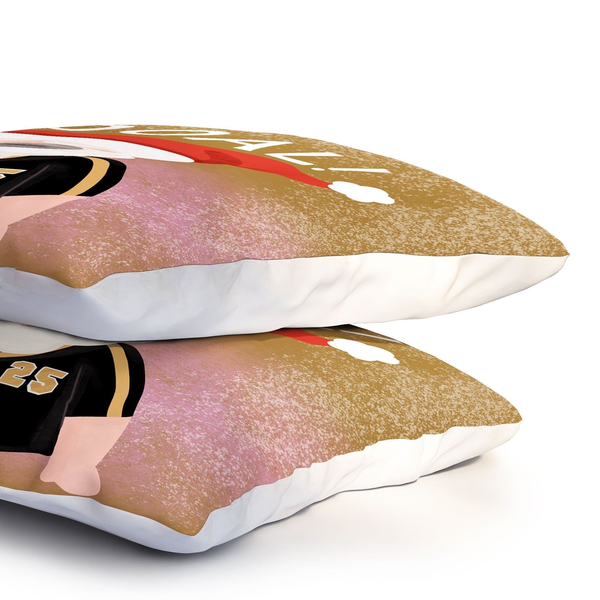 Design by Spark Sporty Soccer Santa Pillow Shams