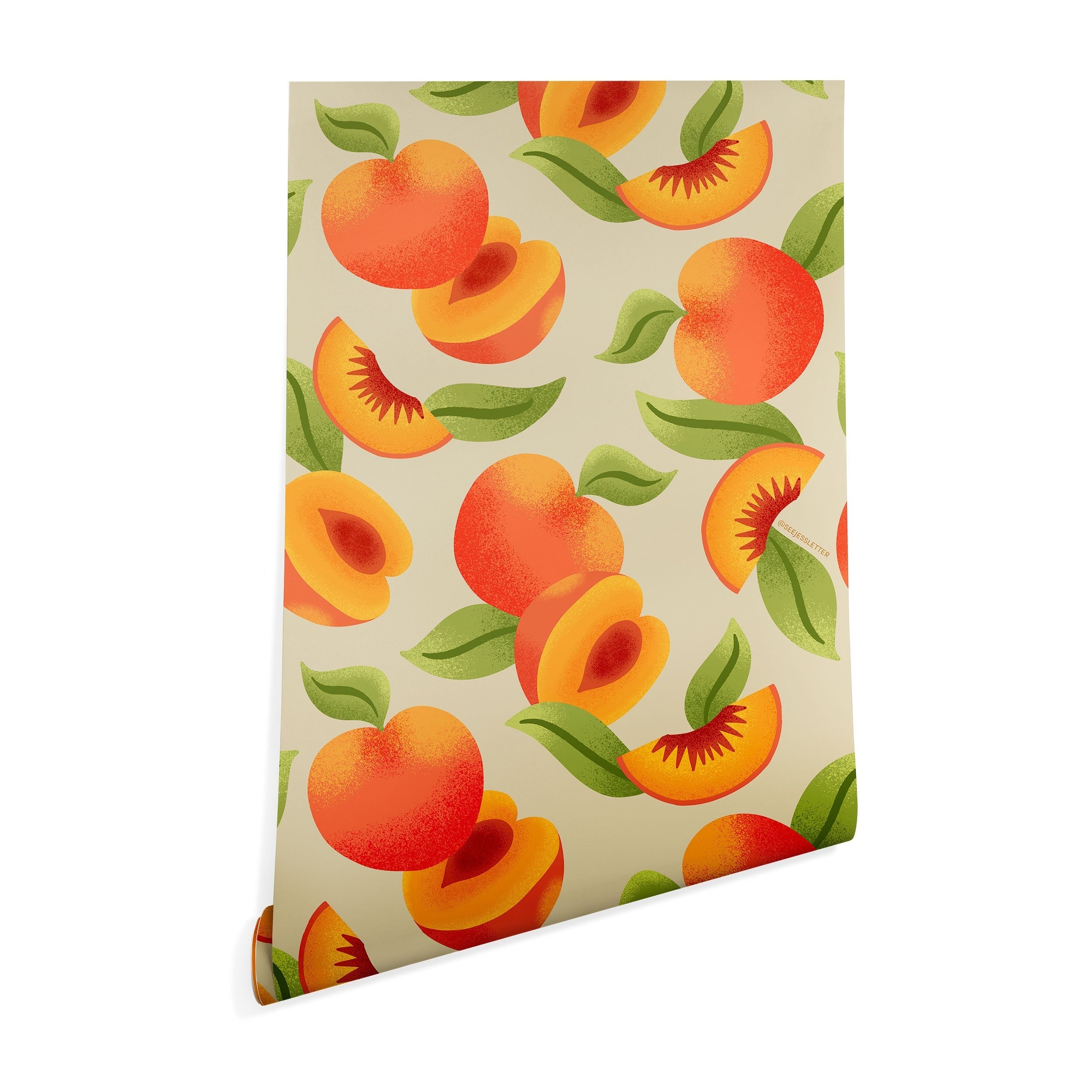 Jessica Molina Peach Pattern Wallpaper