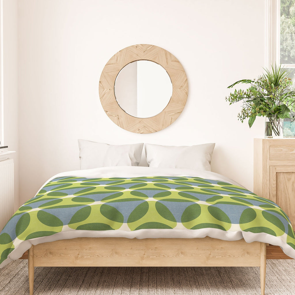 Marta Barragan Camarasa Stylish Retro Circle Duvet Cover