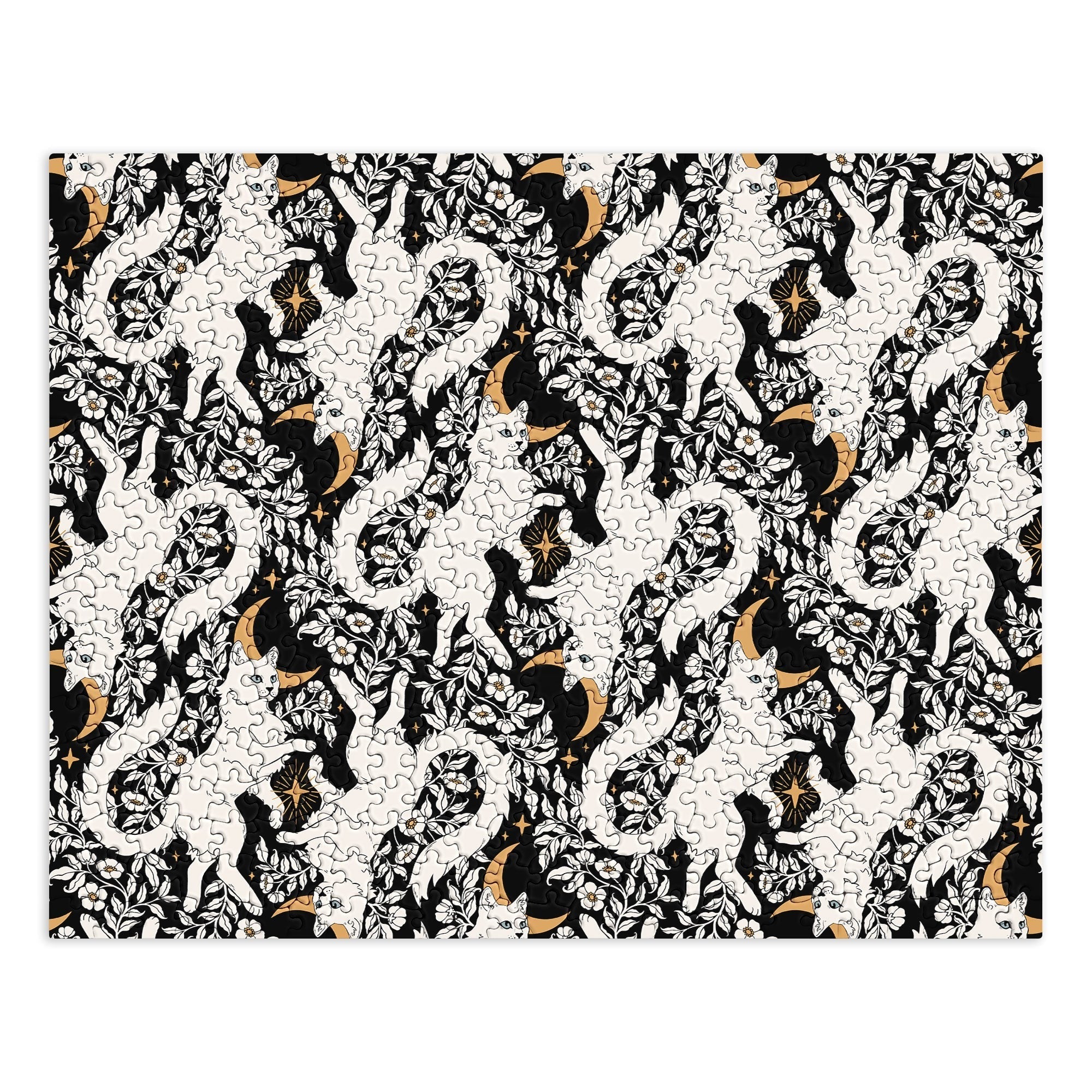 Avenie Celestial Cats Gold Puzzle