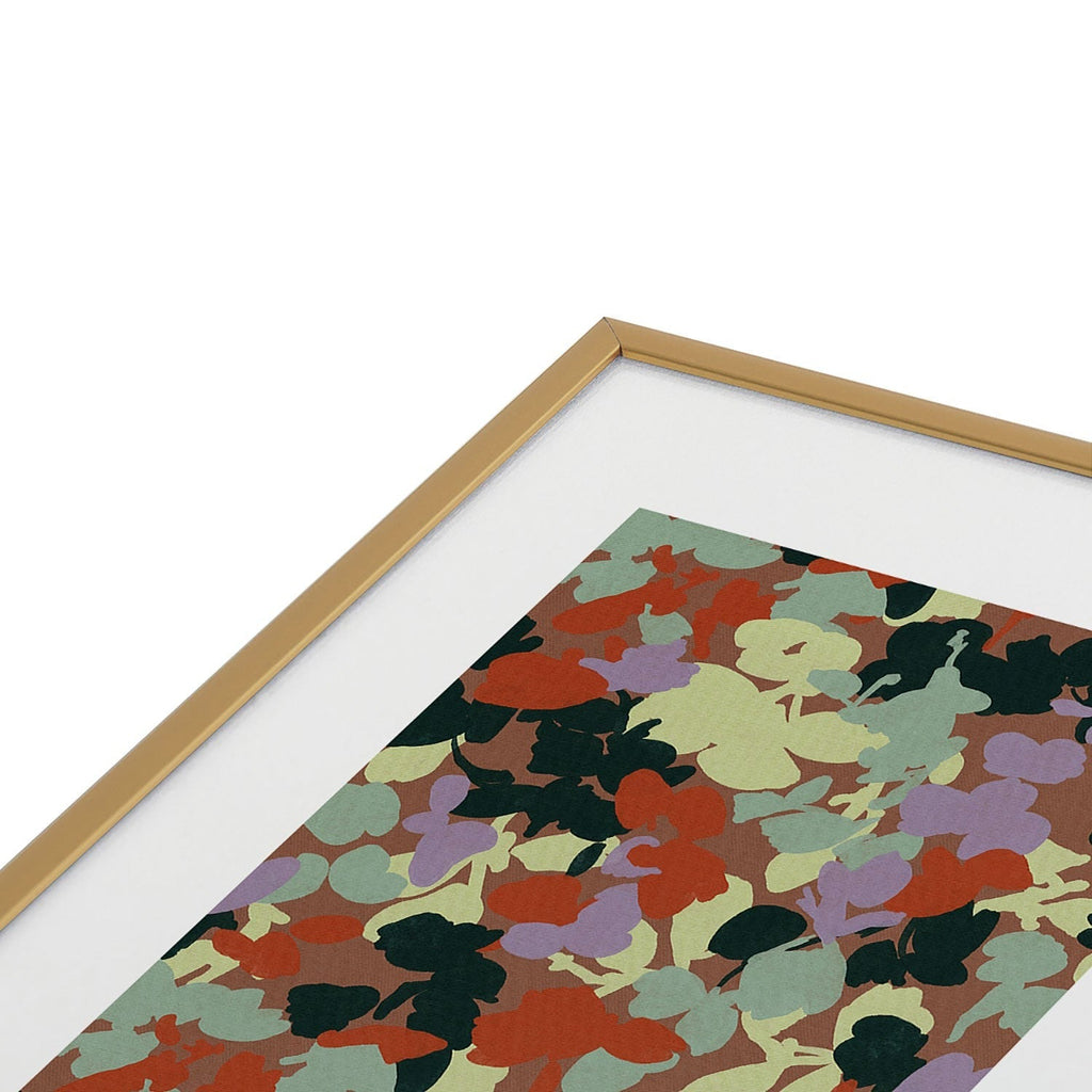 Marta Barragan Camarasa Retro Bloom Medley Metal Framed Art Print