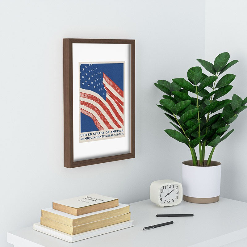 DENY Designs Stars n Stripes Semiquincentennial Recessed Framing Rectangle