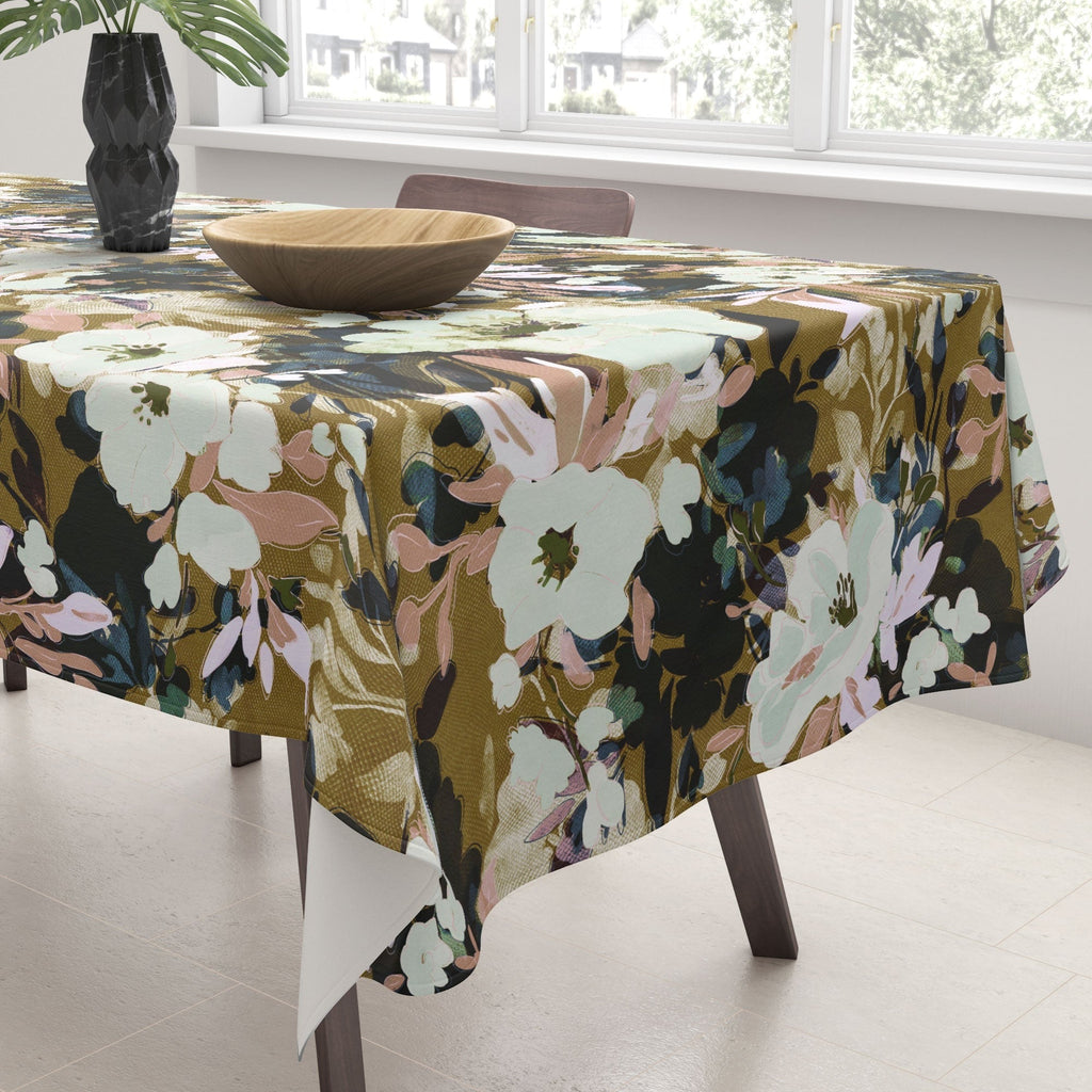 Marta Barragan Camarasa Romantic Floral Fusion Tablecloth