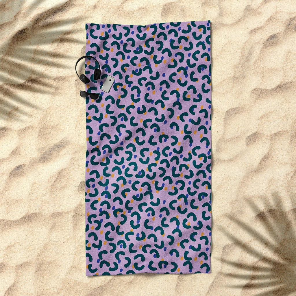 Camilla Foss Pebbles Mix Beach Towel