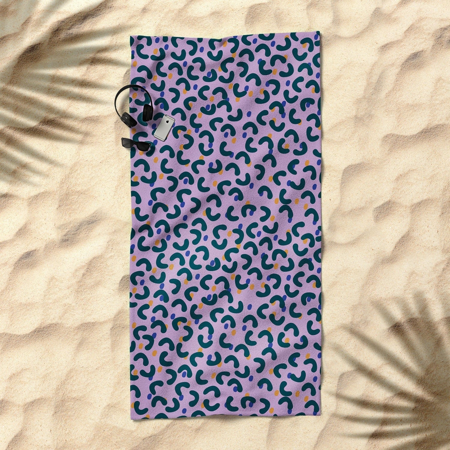 Camilla Foss Pebbles Mix Beach Towel