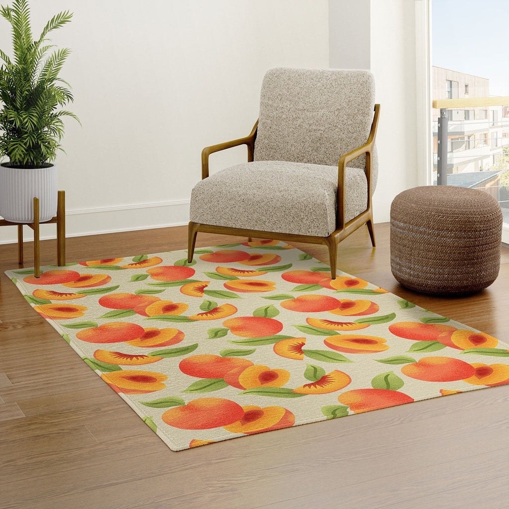 Jessica Molina Peach Pattern Area Rug