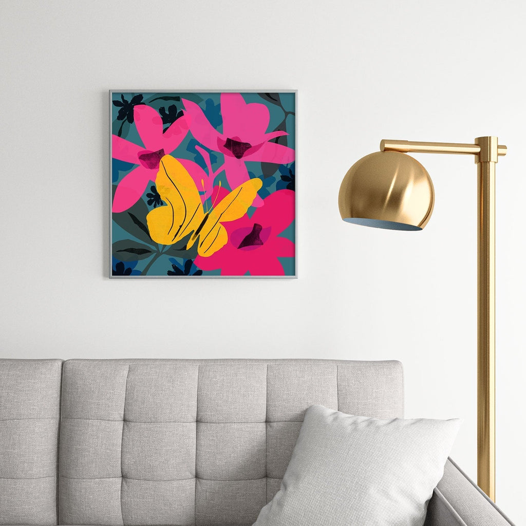 Garima Dhawan wild 1 Square Metal Framed Art Print