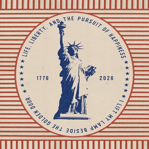 DENY Designs Life Liberty Shower Curtain