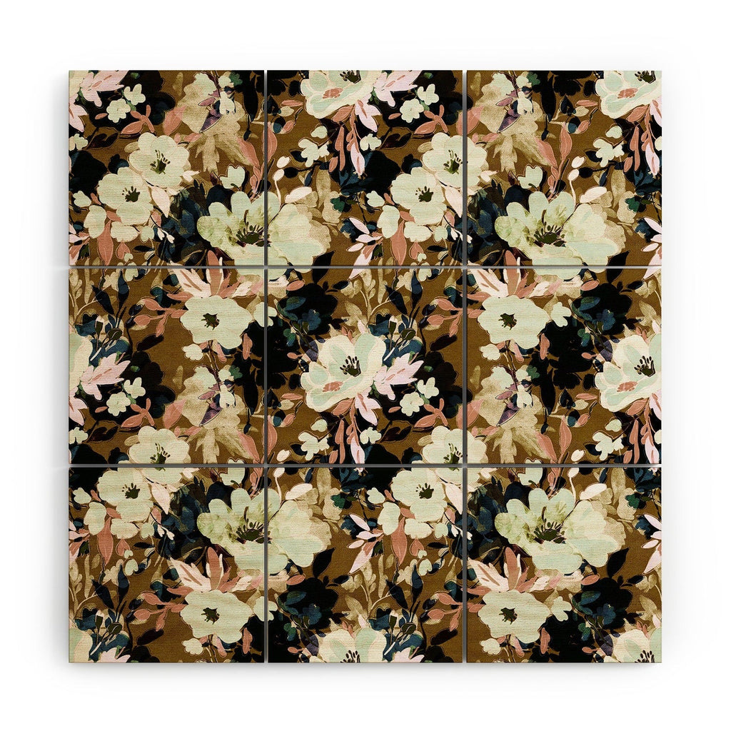 Marta Barragan Camarasa Romantic Floral Fusion Wood Wall Mural