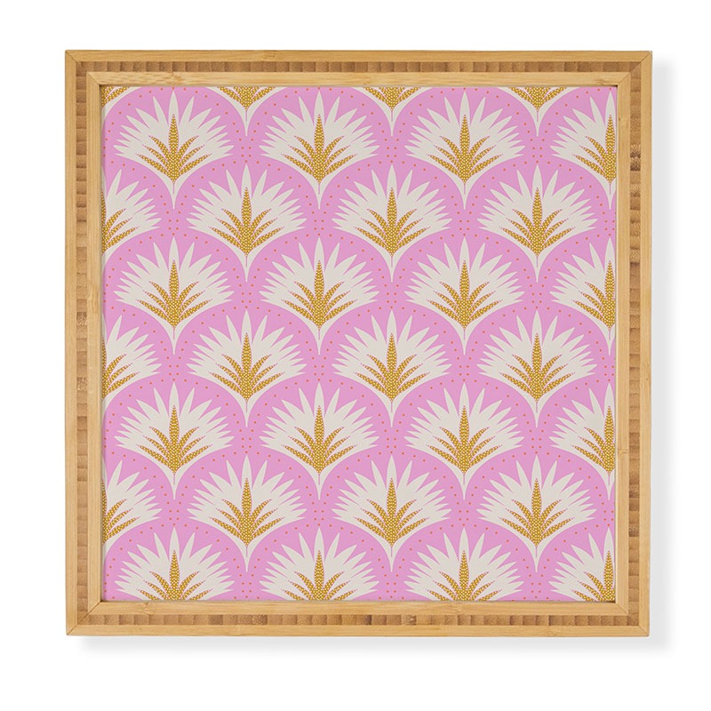Jennifer Labre Pink Palmetto Framed Wall Art