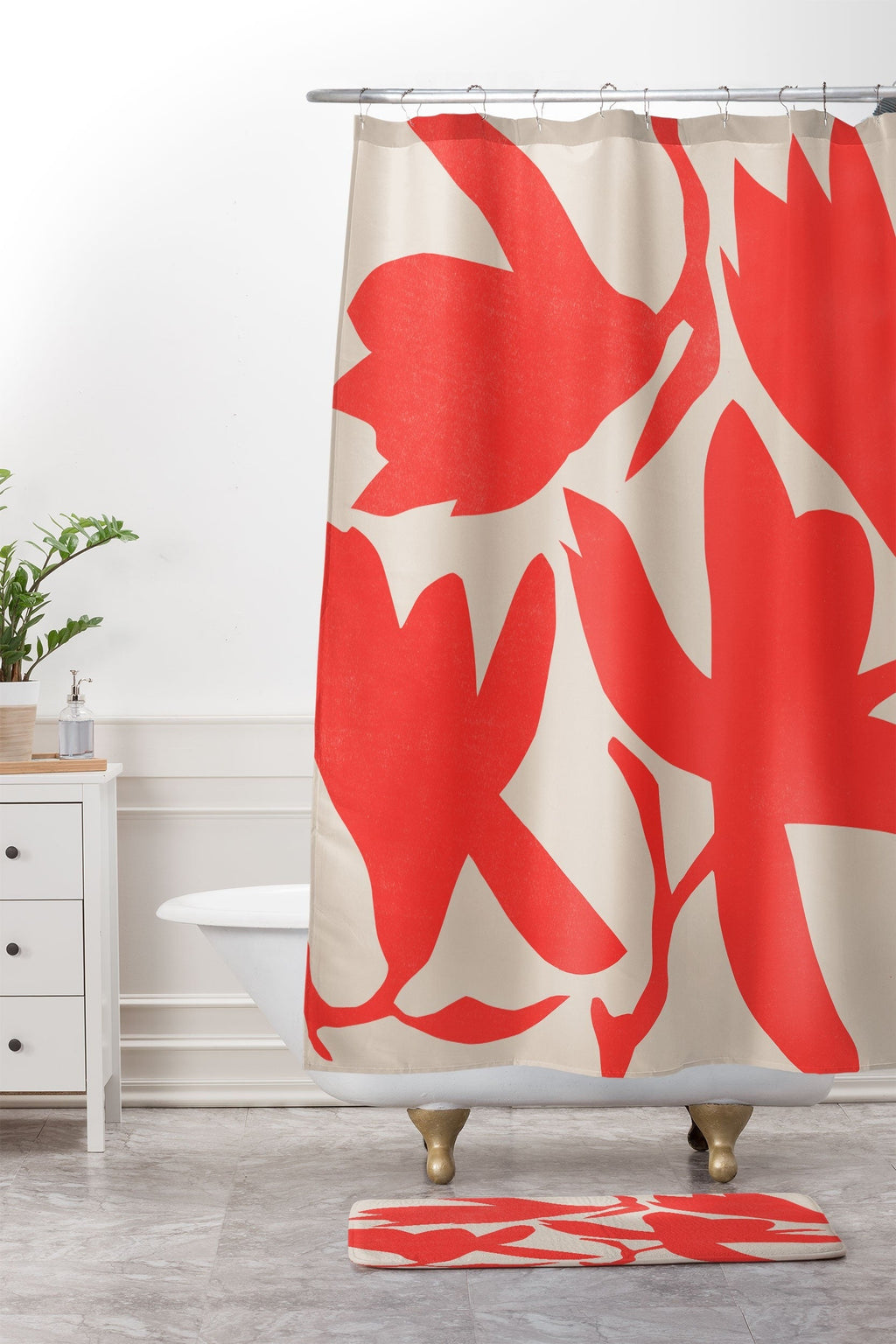 Garima Dhawan magnolia 12 Memory Foam Bath Mat