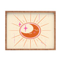 Little Om Celestial Moon cream Rectangular Tray
