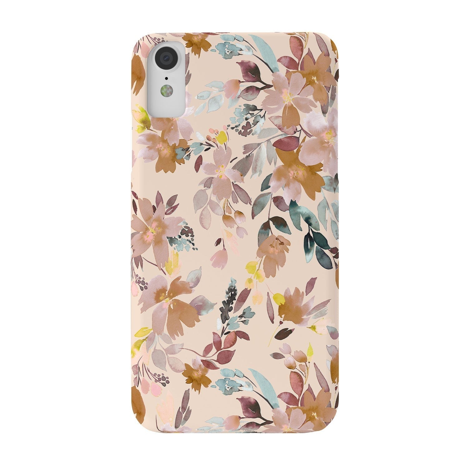 Ninola Design Botanic Retreat Floral Oleander Whimsical Soft Pink Phone Case