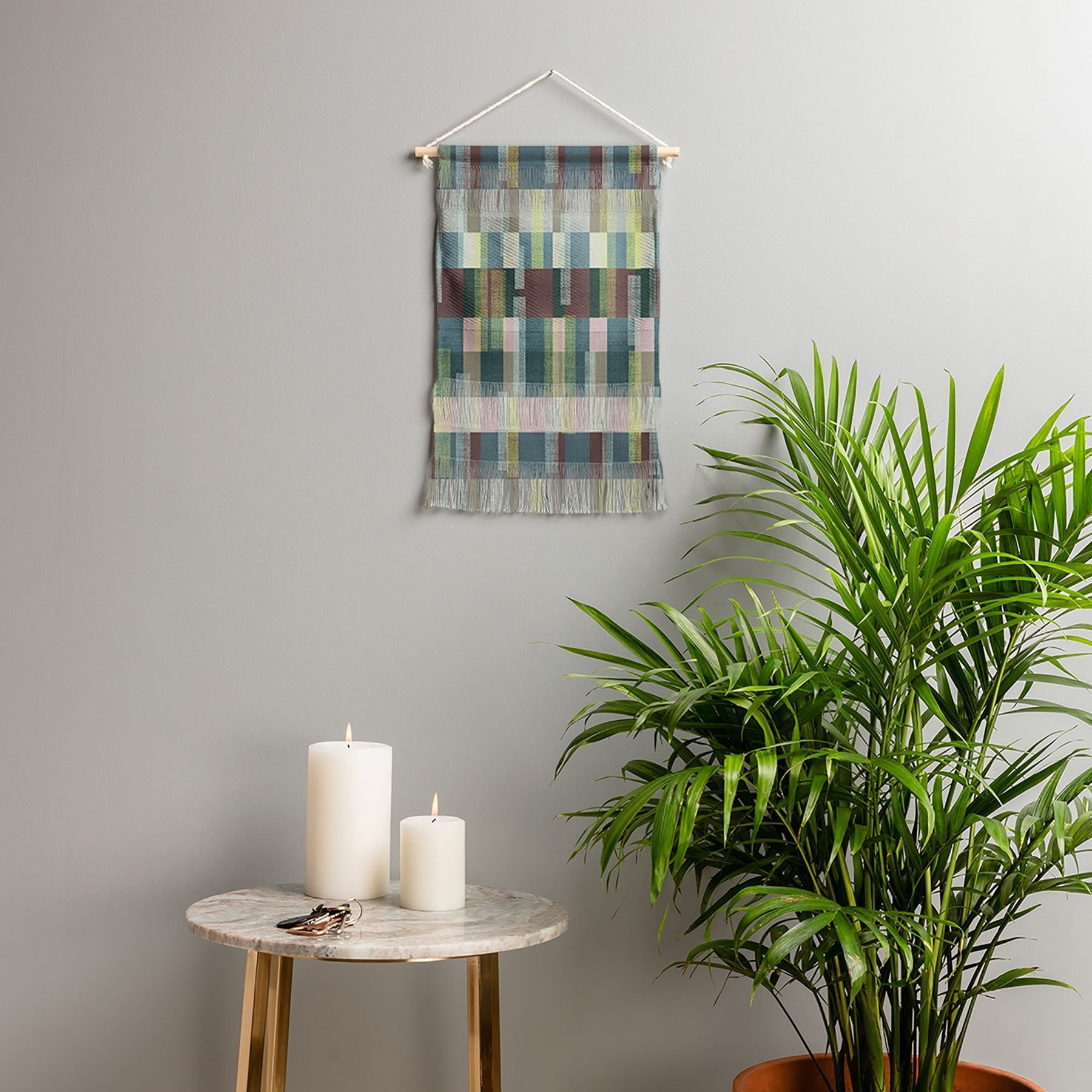 Marta Barragan Camarasa Dynamic Linear Blocks Wall Hanging Portrait