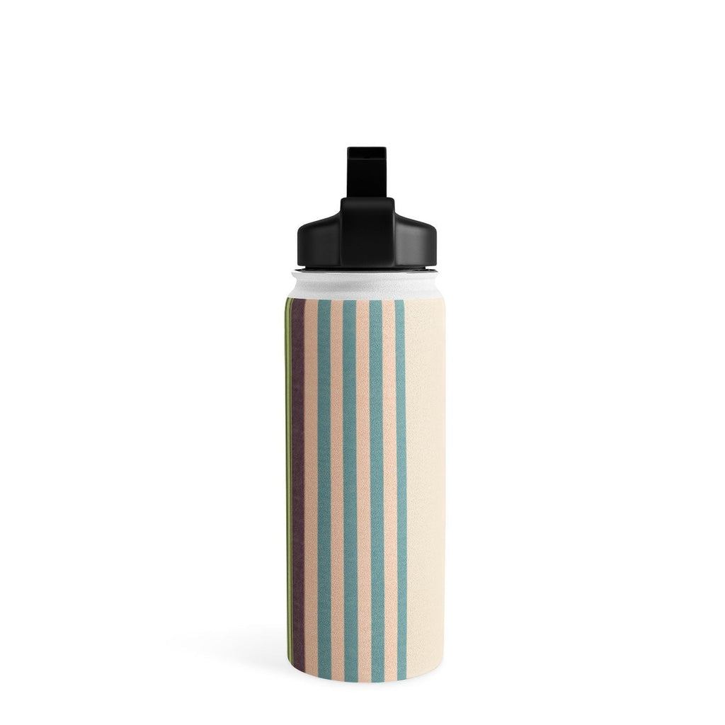 Marta Barragan Camarasa Colorful Stripe Delight Water Bottle