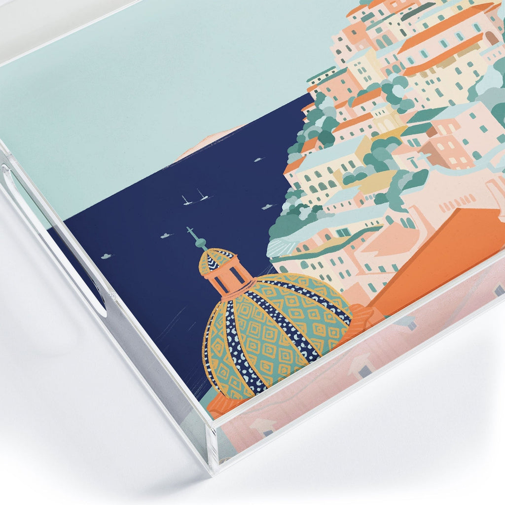 Valeria Frustaci Positano in Italy Acrylic Tray