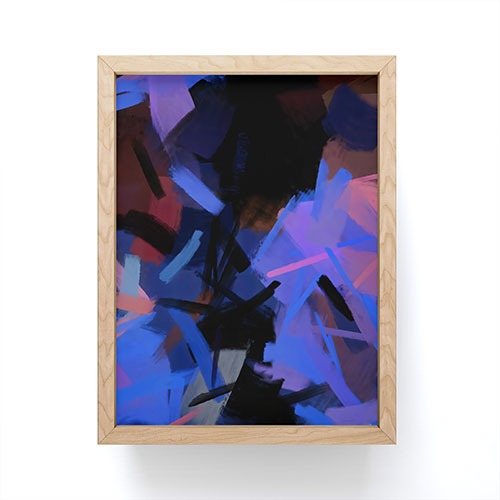 83 Oranges Midnight Sparks Framed Mini Art Print