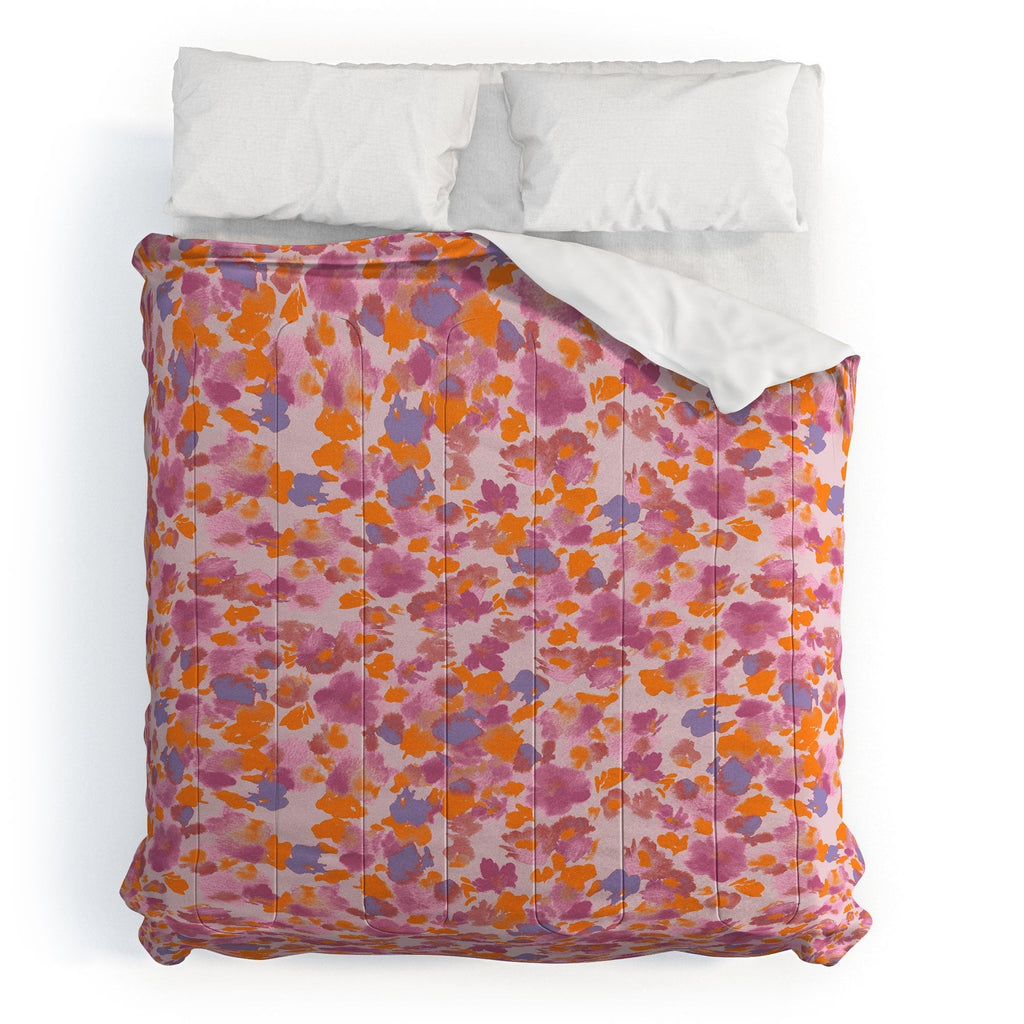 Gabriela Fuente Day Dreaming Watercolor Pink Comforter