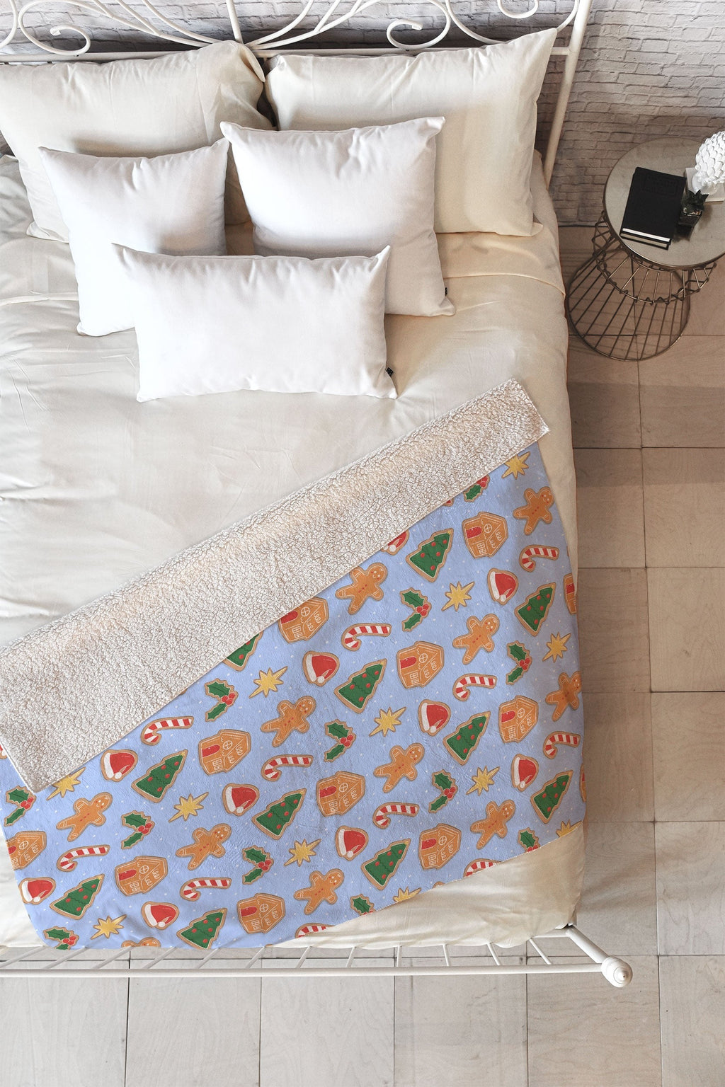 Love_Ryming Christmas Cookies Fleece Throw Blanket