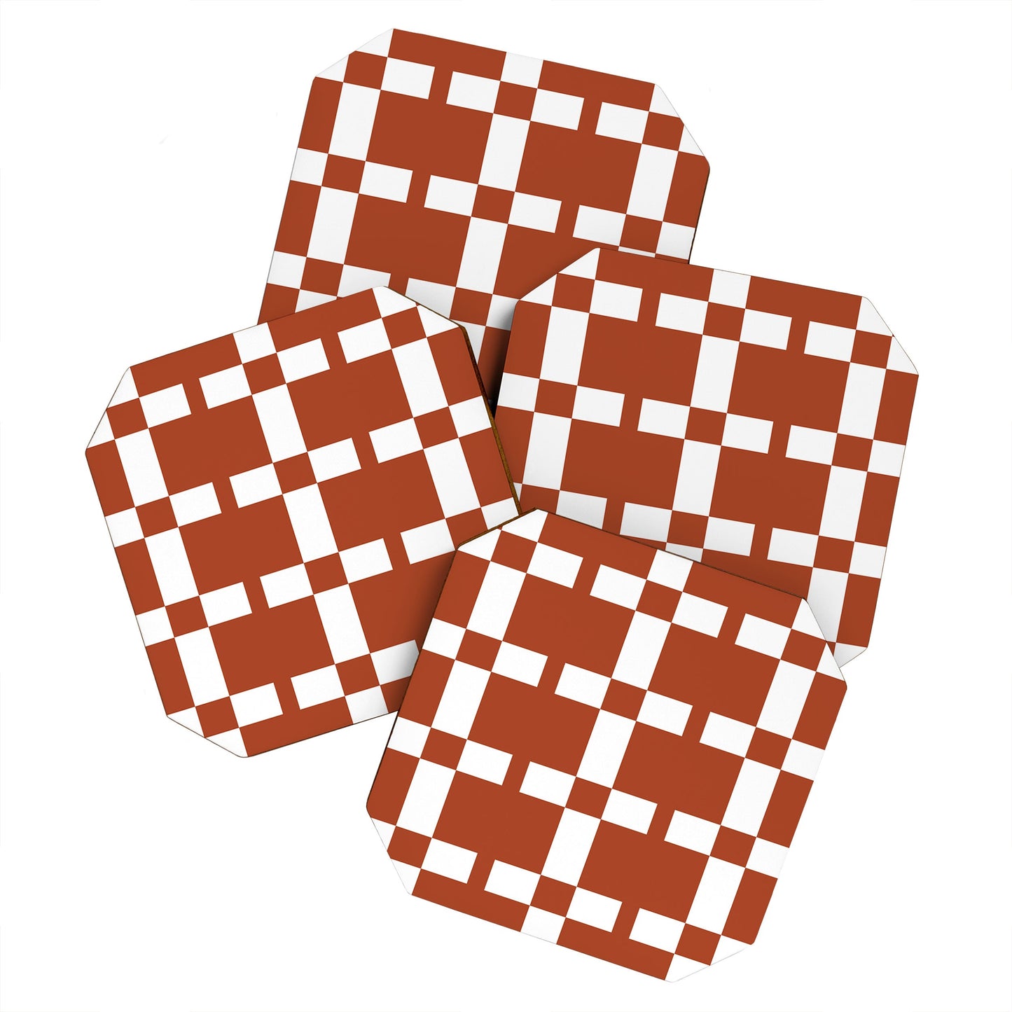 Vy La Cross Rust Coaster Set