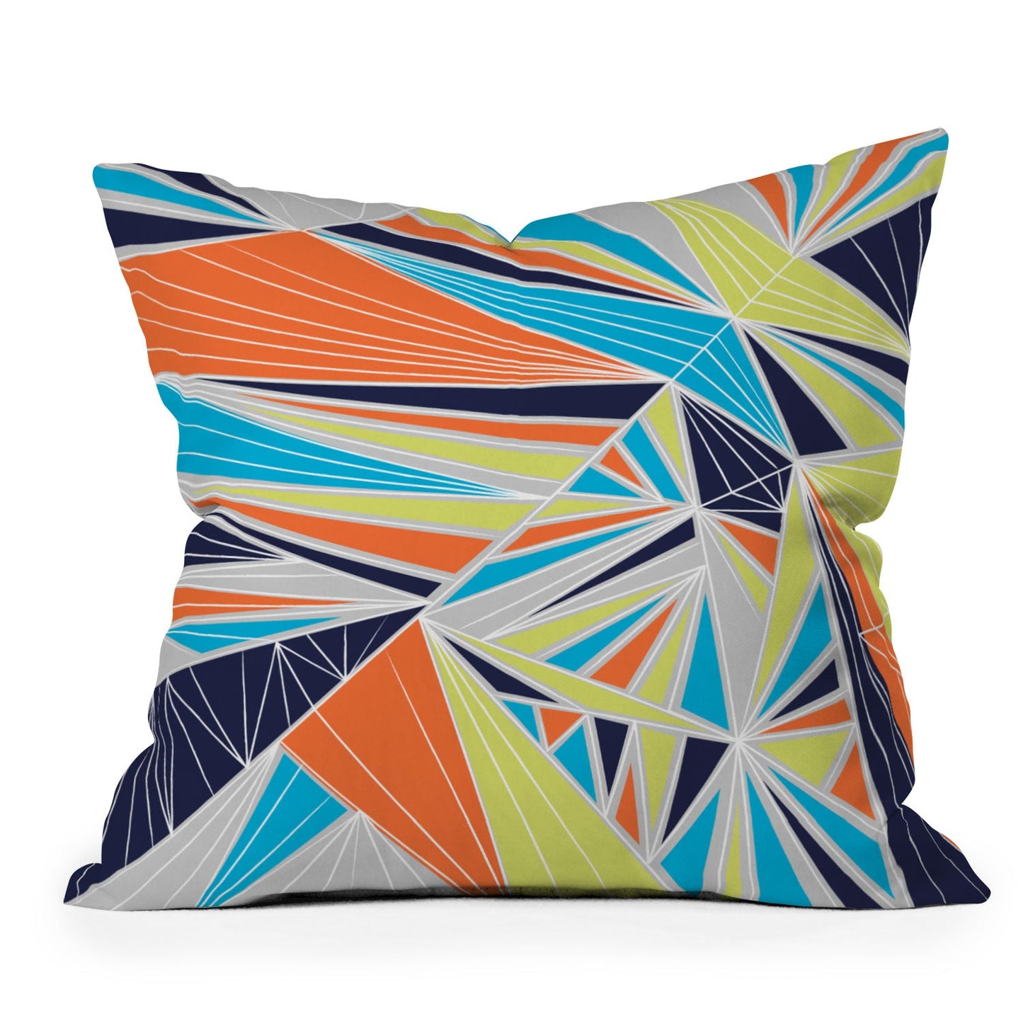 Vy La Tech It Out Retro Throw Pillow