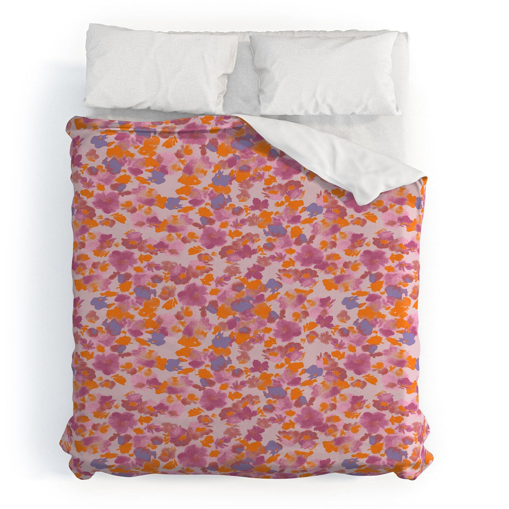 Gabriela Fuente Day Dreaming Watercolor Pink Duvet Cover