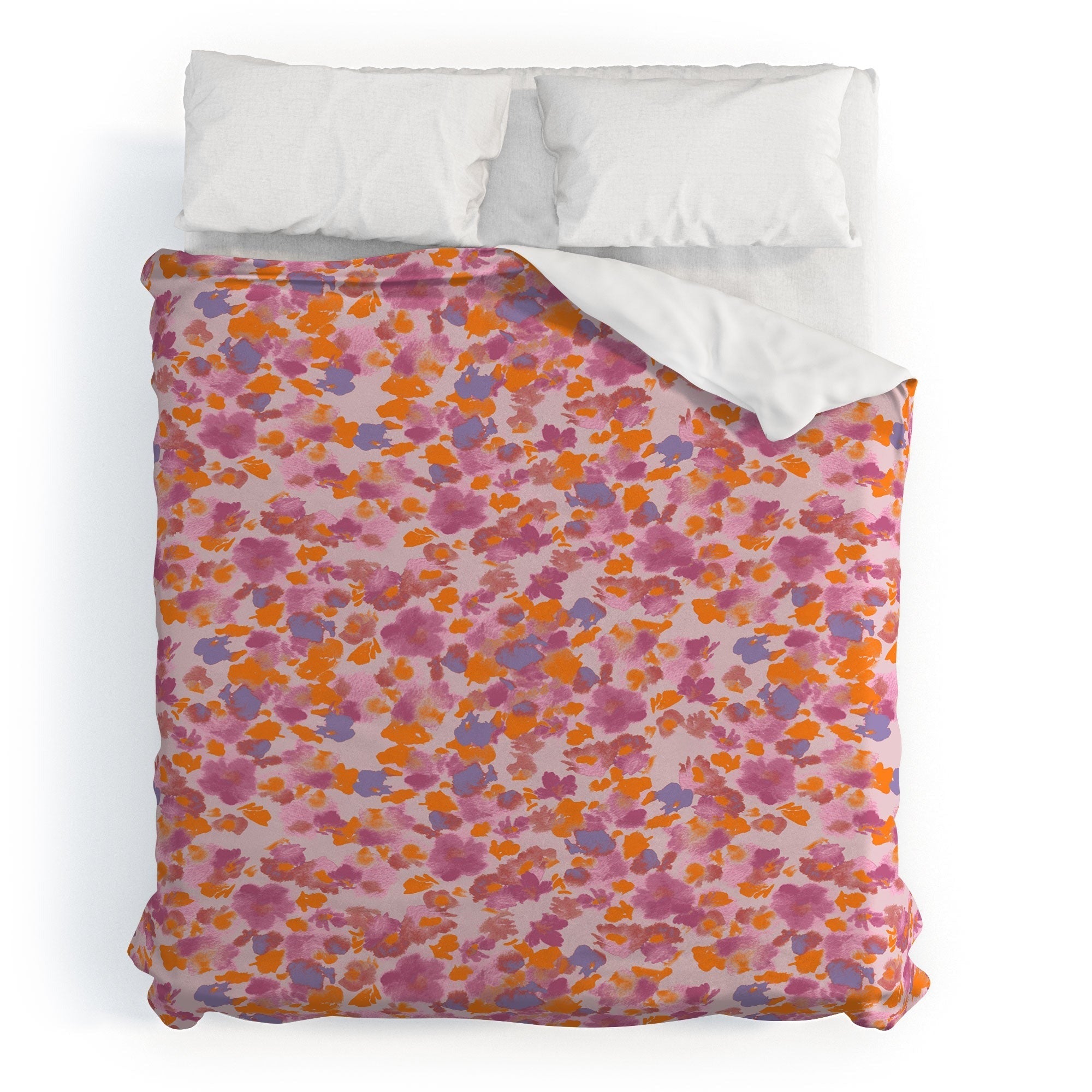 Gabriela Fuente Day Dreaming Watercolor Pink Duvet Cover