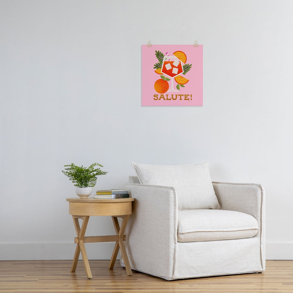 Jessica Molina Orange Spritz Art Print